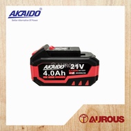 AKAIDO A21BL 21V BATTERY 4.0Ah LITHIUM LI-ION BATTERY RECHARGEABLE BATTERY (4.0Ah)