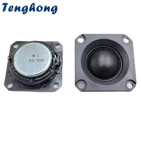 Tenghong 2pcs 40MM 4 6 Ohm 10W Dome Tweeter Speaker 20 Core Ultrathin Silk Film Audio Treble HIFI Mu