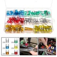 **包郵** [120件套裝] 車用保險絲插片 鋁製 保險絲 小夾子 汽車插片式保險片