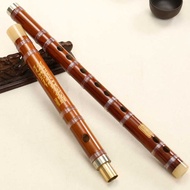 [No Need to Stick Film] Film-Free Two-Section Flute Bitter Bamboo Flute Horizontal Flute Children Ad