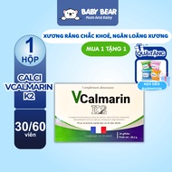 Vcalmarin K2 Calcium Supplement Pills - Supplement Vitamin D3K2, Strong Bones and Teeth (Box of 60 P