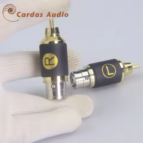 1pair CARDAS Original Lossless audio quality RCA male switch to XLR balance plug 3 pin XLR male&fema