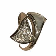BVLGARI 寶格麗 DIVA'S DREAM RING 尺寸#50 戒指 18K金 白金