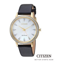 CITIZEN นาฬิกาข้อมือผู้หญิง Eco-Drive FE7042-07D Swarovski Lady's Watch (พลังงานแสง)