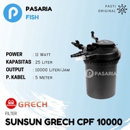 SUNSUN GRECH CPF10000/External Filter CPF 10000 Liter/ Jam UV 11W Canister/Chamber