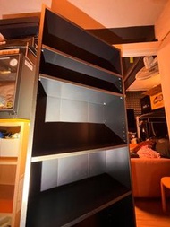 ikea billy 黑色5層書架