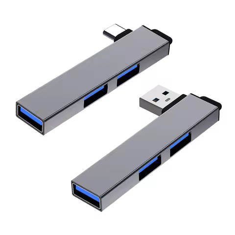 Type-c/USB 3.0 HUB 3 Ports Splitter USB A Type C HUB Multiport Adapter for MacBook iPad Laptop Expan