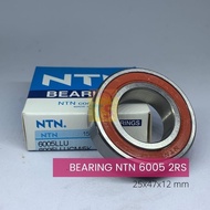 Ball Bearing NTN 6005 2RS Size 25x47x12 mm Double-Sided Rubber Cap