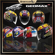 [CLEARANCE] GRACSHAW GEOMAX DOUBLE VISOR ASEAN HELMET G555 BIG SIZE OPEN FACE  KYT KHI ARC NHK MT HE