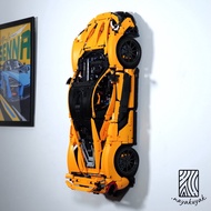 Flush Wall Mount for Lego Technic McLaren P1 [42172] (Vertical)