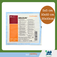 [พร้อมส่ง] Melolin เมโลลิน ผ้าก๊อซสังเคราะห์ มี 3 ขนาด 5x5 cm. / 10×10 cm./ 20x10cm. [1 ชิ้น]