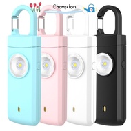 CHAMPIONO Emergency LED Torch Keyring, 130dB Panic Security Personal Alarm Safety Keychain, Keychain