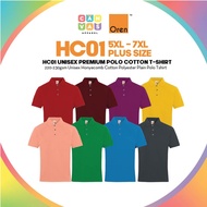 CANVAS x OREN SPORT Tshirt Unisex The Best Polo Honeycomb Cotton Polyester 3XL 5XL 7XL PLUS SIZE  Ba