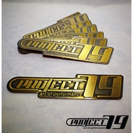 Steel Plate Sticker For Universal Muffler Project 79 Arkavopic SC Project79 Yoshimura Muffler Ekzos 
