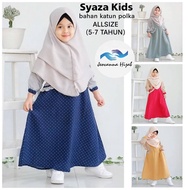 Girls' Gamis 5-7 years 3 years 4 years 5 years 6 years 7 years 8 years 9 years SYAZA SYARI KIDS EID 