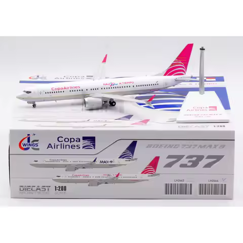 LH2464 Alloy Collectible Plane Gift JC Wings 1:200 Copa Airlines StarAlliance Boeing B737MAX 9 Dieca