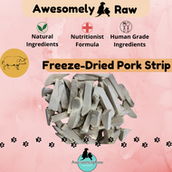 Freeze-dried Pork Strip Pet Snack Pet Dog Cat Treats 宠物零食 冻干猪肉条 手工猫狗零食 手工宠物零食 天然零食 宠物冻干零食