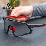 Polarized Cycling Glasses Photochromic Glasses Men Sports Polarized Sunglasses Riding Goggles Eyewear 2 Lens