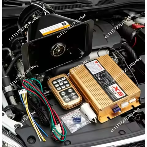 Car alarm wireless loudspeaker remote control X5 car horn speaker 200W high power truck warning sire