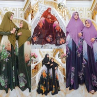 Maryam Couple Gamis Ibu Anak Gamis Premium Gamis Syari Ceruty