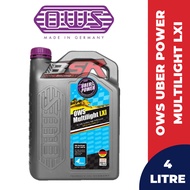 OWS Uber Power Multilight Lxi 10W40 Fully Synthetic Engine Oil 4L For Toyota/ Perodua/ Proton/ Honda