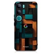 Team PIXEL Wood Hybrid Case Vivo V40 Lite V50 V50 Lite Y18 Y28 Y29, iQoo Z9x