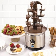 [lzdxwcke3pu] Electric Chocolate Fondue Fountain Machine Chocolate Melt Dipping Machine