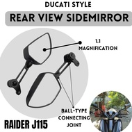 Motorcycle Side Mirror for RAIDER J115| Ducati Style Rear Side Mirror