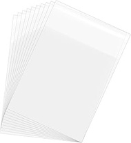 QUARKZMAN 5 x 3.5 Inch Acid-free Picture Case, Pack of 100 Crystal Clear Photo Bags, Transparent Sea