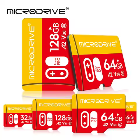 MicroDrive High-Speed Gaming U3 TF Class 10 Memory Card 256G/128G/64G/32G - UHS-I/UHS-II, 4K UHD Mic