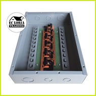 ☋ ✉ America Wall Electrical Panel Box Board for Plug in Circuit Breaker 8 Branches (10 Hole Enclosu