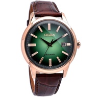 Brand NEW Citizen Automatic Green Dial Leather Original Watch NK0002-14W