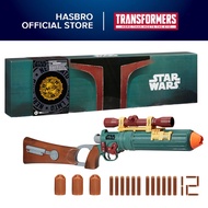 Nerf LMTD Star Wars Boba Fetts EE-3 Blaster The Book of Boba Fett Illuminated Scope 3 Drums 12 Nerf Elite Darts Blaster Sounds