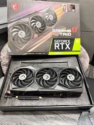 已收定 售 顯示卡 GeForce RTX™ 3070 Ti GAMING X TRIO 8G 二手 保固內 偶爾打打遊戲 非礦卡 北部 面交