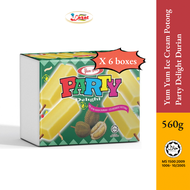 Yum Yum Ice Cream Potong Party Delight Durian (70g x 8's)  X   6 Boxes