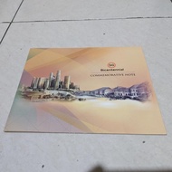 Singapore Bicentennial Commemorative Note Uang Lembar 20 Dollar dengan Folder