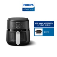Philips NA221/09 | 13-in-1 Airfryer | 4.2L | Fry, Grill, Bake...++ | See-Thru Window | Up to 90% Les