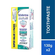Systema Advance Toothpaste Deep Clean Whitening Super Value 130g x 2s