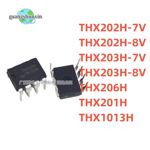 10pcs/lot THX202H THX202H-7V THX202H-8V DIP-8 THX203H THX203H-7V THX203H-8V THX206H THX206H-7V THX20