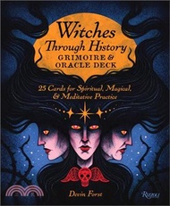 6913.Witches Through History: Grimoire and Oracle Deck: 25 Cards for Spiritual, Magical &amp; Meditative Practice