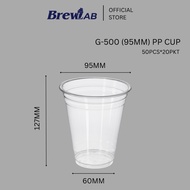 G-500 (95MM) PP CUP & FLAT LID 95MM (Cup & Lid Are Sold Separately)