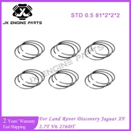 276DT Engine STD 0.5 Piston Ring Set For 04-19 Jaguar XF XJ Land Rover 2.7 Diesel Discovery Range Ro