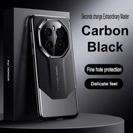 Ốp điện thoại PC vân sợi carbon phù hợp cho Honor Magic 7 Pro Magic7 Pro 7Pro Magic7Pro mạ platinum
