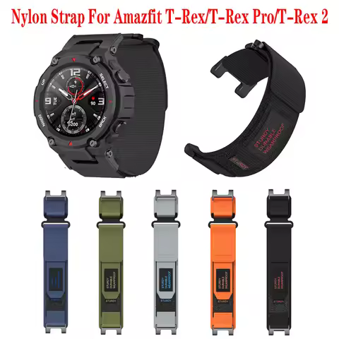 New Nylon Strap For Huami Amazfit T-REX 2 3 Smart Watch Band Sports Bracelet For Xiaomi Amazfit T-Re