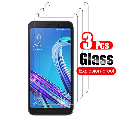3Pcs Tempered Glass On For Asus Zenfone Max Pro M1 ZB601KL ZB602KL Screen Protector 9H Protective Fi