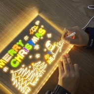 FCESUY Painter's First Tool rewritable message board. Message board night scene, transparent drawing