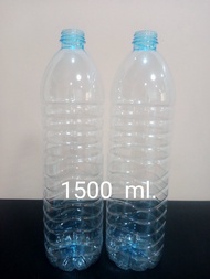 (60 ขวด/แพ็ค พร้อมฝา) ขวด PET  ขวดพลาสติกใส ขวดน้ำดื่ม  ขนาด 1500  ml (รบกวนลูกค้าสั่ง 1 ออร์เดอร์ / 1 แพ็ค)