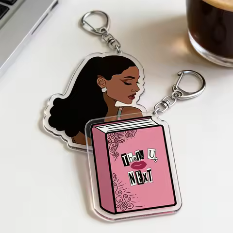 Trending Female Singer Keychains for Accessories Thank U Next Positions Sweetener Eternal Sunshine J