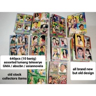 lumang teks card toys mix teleserye 640pcs(10 banig) old design Teks / Tex  cards batang 19's laruan