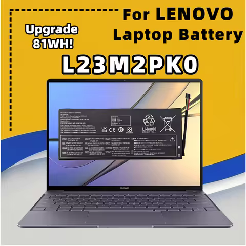 FRLESUI Battery L23M2PK0 L23C2PK0 L23B2PK0 High-Capacity 81WH ! for Lenovo Legion Go 8APU1 Handheld 